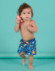 Short de bain bleu à imprimé animalier RYUMER1 / 23SI10RDMAIA002