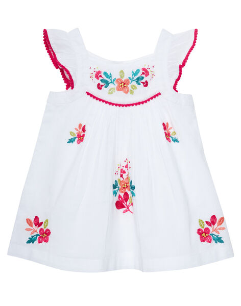 Robe Brodee Blanche Bebe Fille Bebe Fille Bebe Dpam