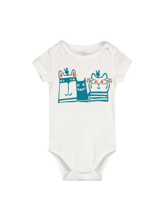 Body manches courtes bébé garçon FEGABODMUL / 19SH14I4BDL000