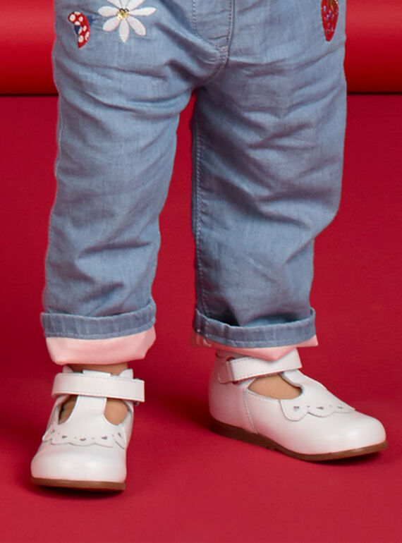 Chaussures salome Blanc LBFSALCOEUR / 21KK3733D13000
