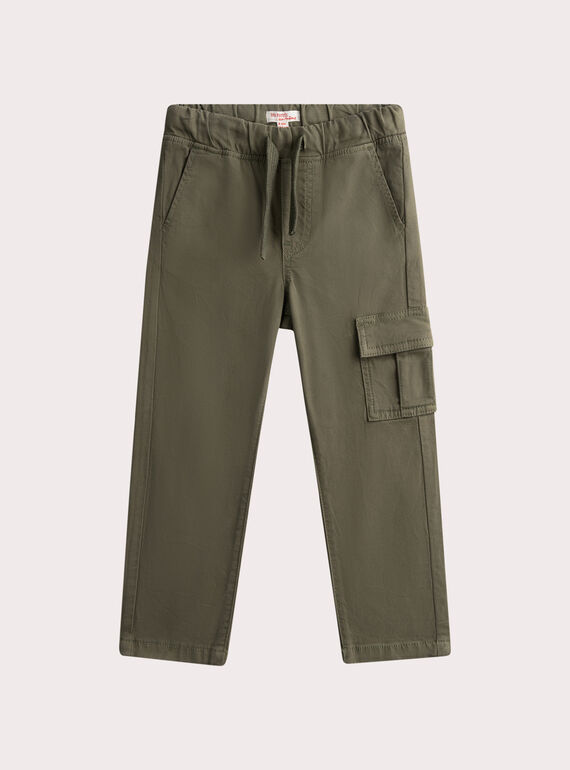 Pantalon vert coupe cargo  WOJOPANTA2 / 25S902K4PAN609
