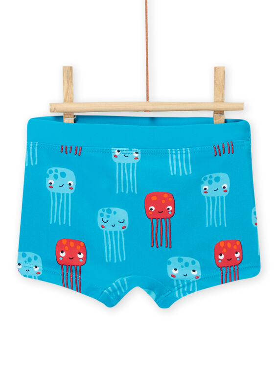 Maillot de bain bleu à imprimé méduses bébé garçon NYUMER2 / 22SI10L4MAIC215