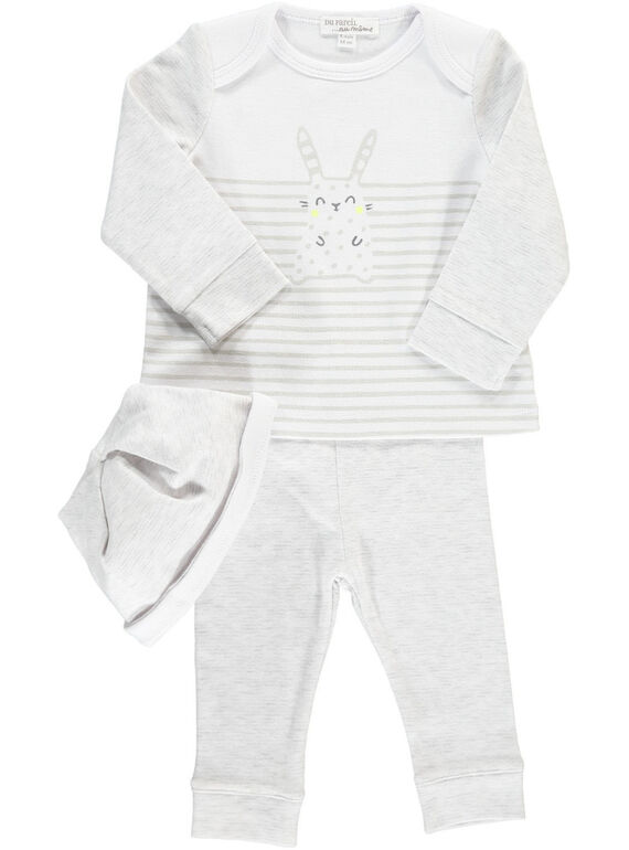 Ensemble 3 pièces bébé mixte DOU1ENS2 / 18WF0512ENS000