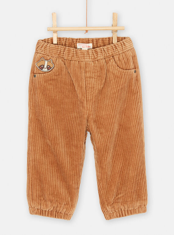 Pantalon uni et confortable pour bébé garçon SULOPAN / 23WG10R1PAN821
