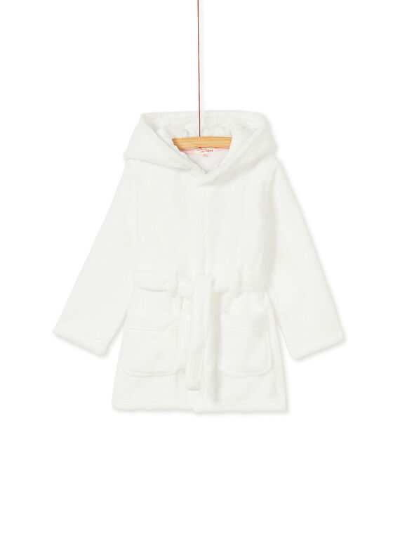 Robe de chambre enfant fille motif cygne KEFAROBSWA / 20WH11B1RDC001