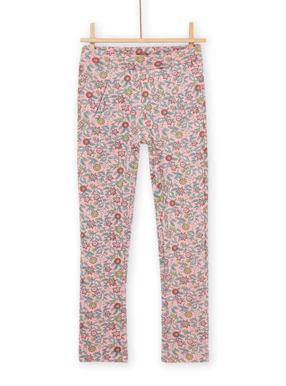 Pantalon molleton fourré à imprimé fleuri PARHUPANT / 22W901Q1PAN303