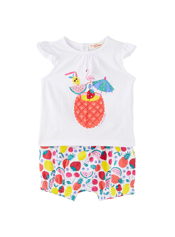 Ensemble de plage bébé fille JIPLAENS2 / 20SG09X1ENS000
