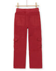 Pantalon Rouge LOROUPAN / 21S902K1PANF506