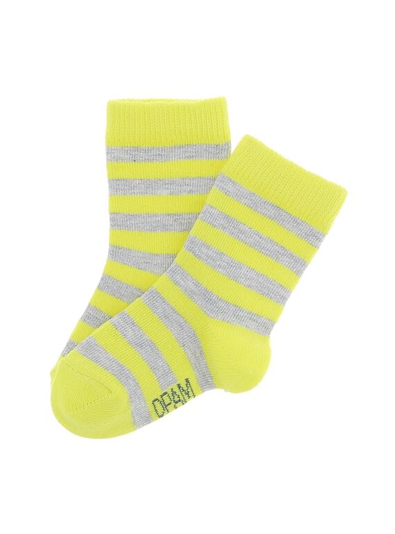 Chaussettes mi-hautes bébé garçon CYUJOCHO2B / 18SI10R3SOQ099