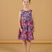 Robe bleu et rose réversible