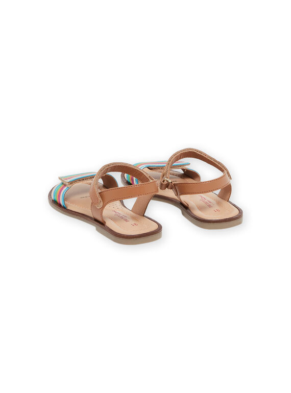 sandale plateforme camel