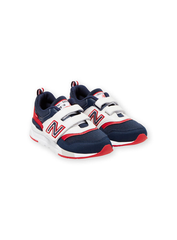 Baskets bleu marine et rouge New Balance enfant garçon KGPZ997HVN / 20XK3626D37070