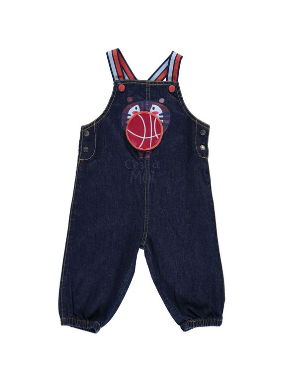 Salopette en jean bébé garçon CUDESAL / 18SG10F1SAL704