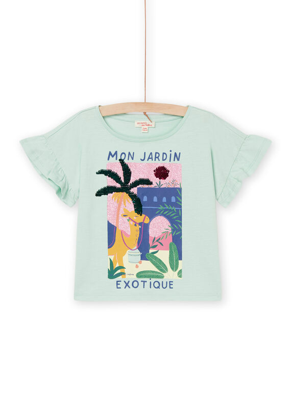 T-shirt à animation exotique et lettrage RAEXOTI1 / 23S901V4TMC611