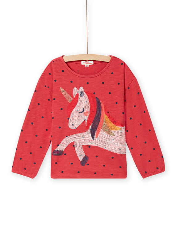 Tee Shirt Manches Longues Orange NAVITEE2 / 22S901M2TML409