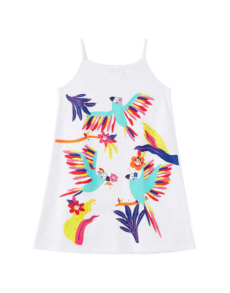 Chemise De Nuit Fines Bretelles Enfant Fille Blanche 60 Enfant Dpam