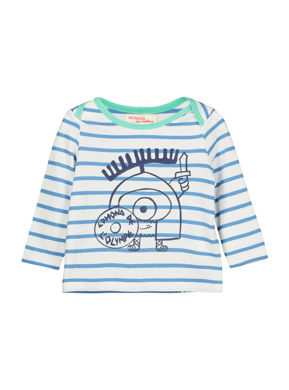 Tee-shirt rayé bébé garçon FUNETEE2 / 19SG10B2TML099