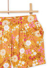 Short jaune maïs enfant fille NABASHORT / 22S90111SHOB107