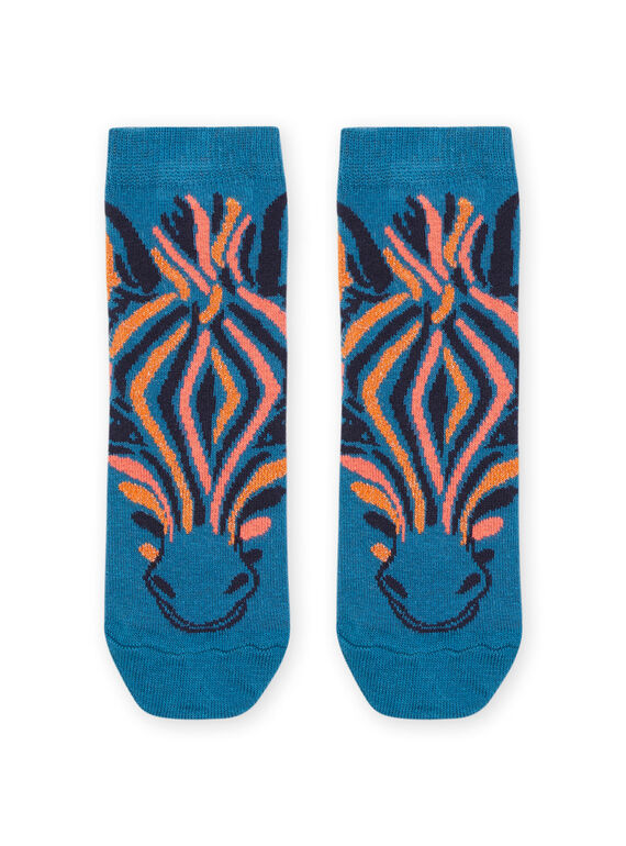 Chaussettes à motif zèbres 