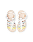 Sandales blanches enfant fille NASANDMARILOU / 22KK3547D0E000