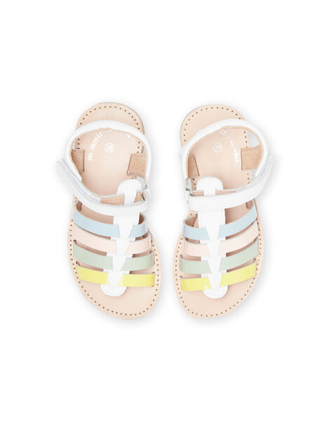 Sandales blanches enfant fille NASANDMARILOU / 22KK3547D0E000