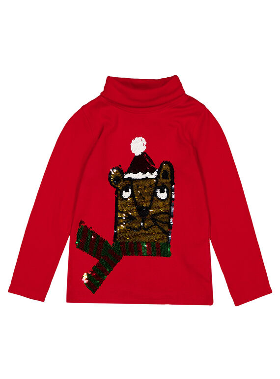 Sous Pull de Noel Rouge GONOSOUP / 19W902V1SPLF504
