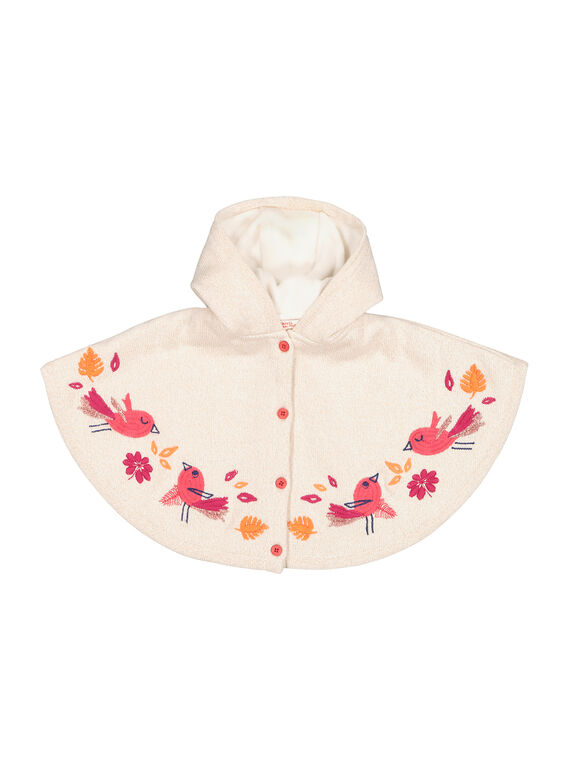 Cape en laine bébé fille FIBACAPE / 19SG09X1CPE001