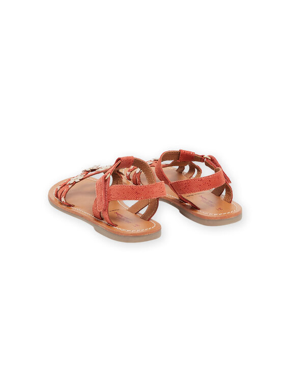 sandales corail