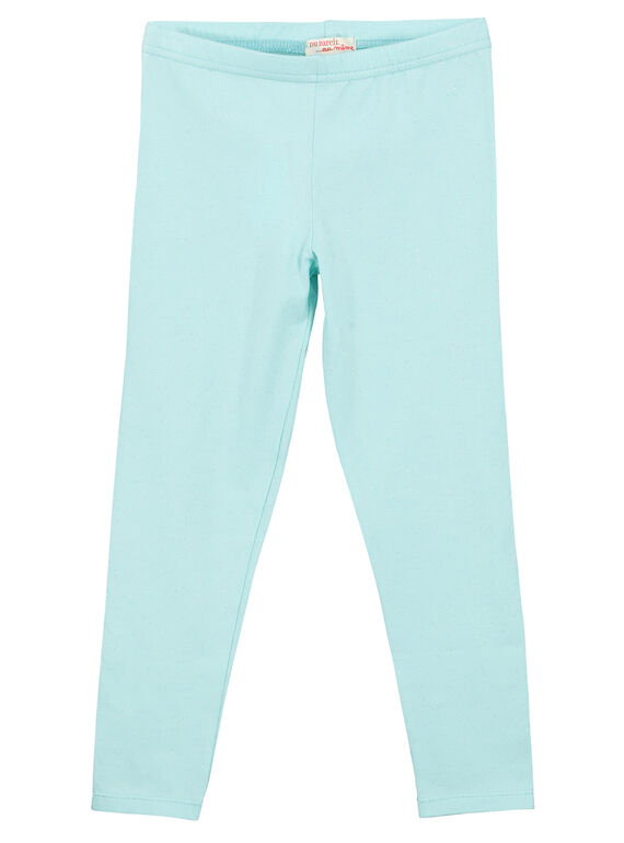 Legging bleu fille FYABELEG2 / 19SI01R2CAL218
