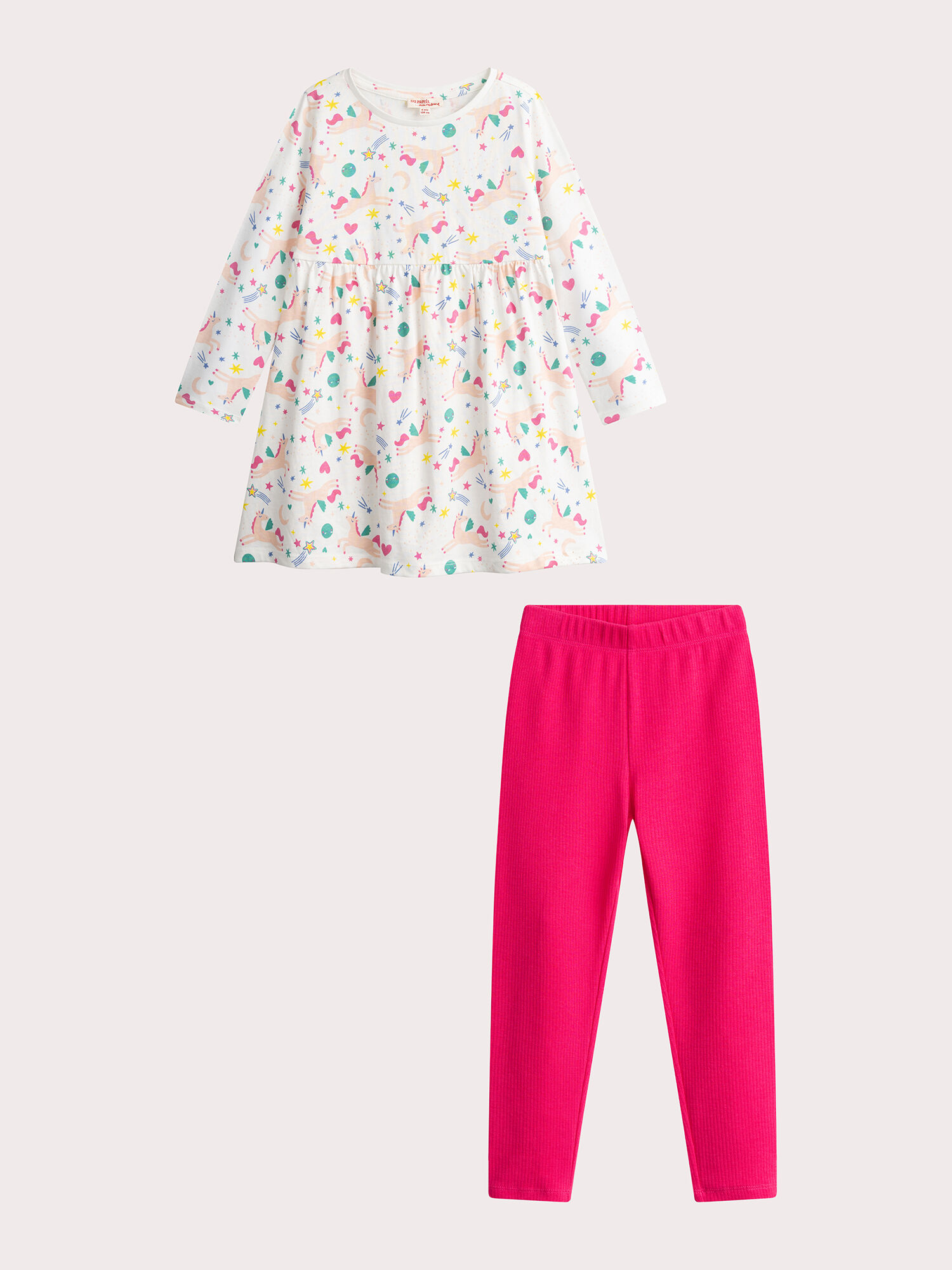 Chemise de nuit a imprime licorne pour fille Pyjama DPAM