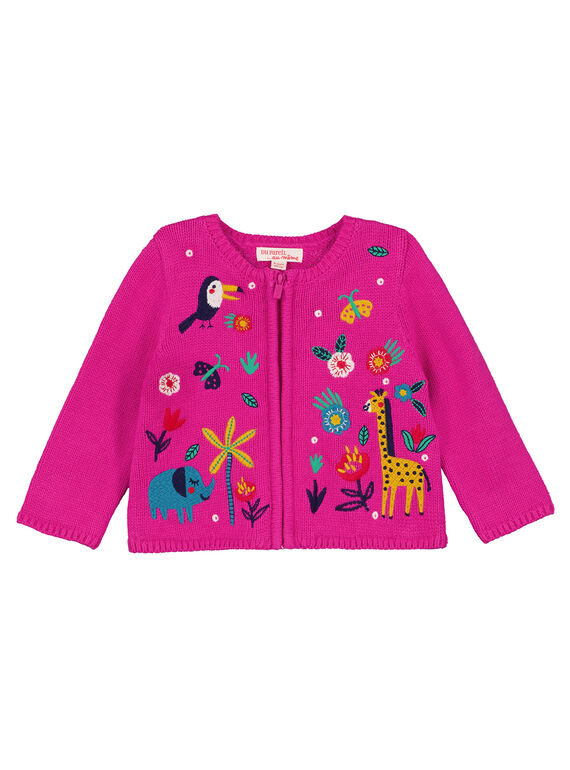 Cardigan Fuchsia GIMUCAR / 19WG09F1CAR304