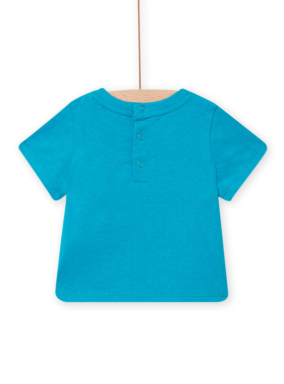 T-shirt manches courtes bleu bébé garçon NUFICTI2 / 22SG10U1TMCC215