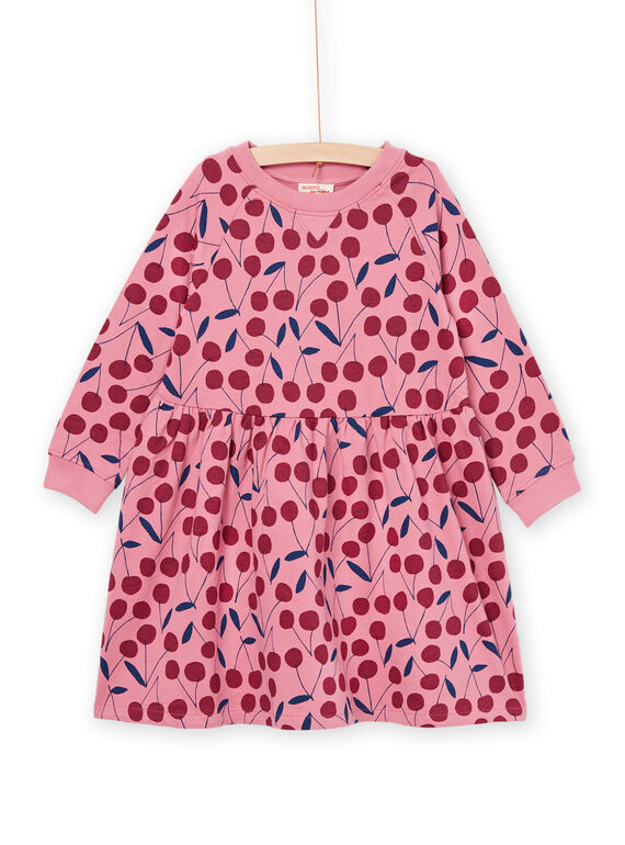 Robe en molleton à imprimé cerise PAJOROB3 / 22W901B3ROBD318