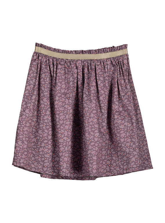 Jupe fantaisie fille FAJOUJUP1 / 19S901T1JUP099