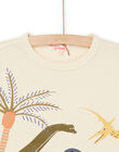 T-shirt à animation dinosaures en jelly print ROMAGTI4 / 23S902T2TMCA002