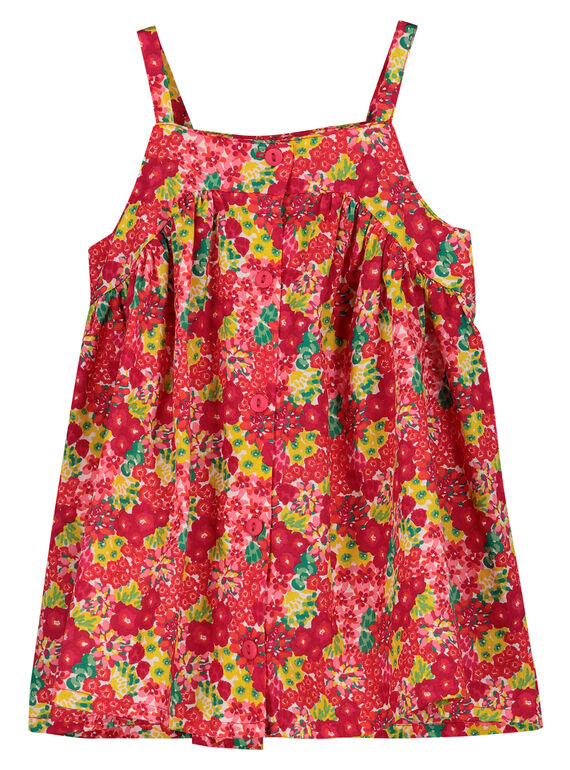 Robe légère à bretelles bébé fille FIYEROB1 / 19SG09M1ROB000