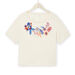T-shirt écru foncé à motifs fleuris Femme Adulte