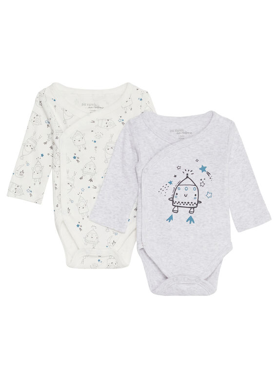 Lot de 2 bodys en jersey KOU1BOD3 / 20WF7711BODJ906