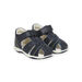 Sandales en cuir bleu marine bébé garçon