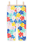 Legging imprimé fleuri coloré bébé fille NYILULEG / 22SI09P1CAL001