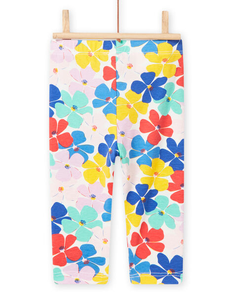Legging imprimé fleuri coloré bébé fille NYILULEG / 22SI09P1CAL001