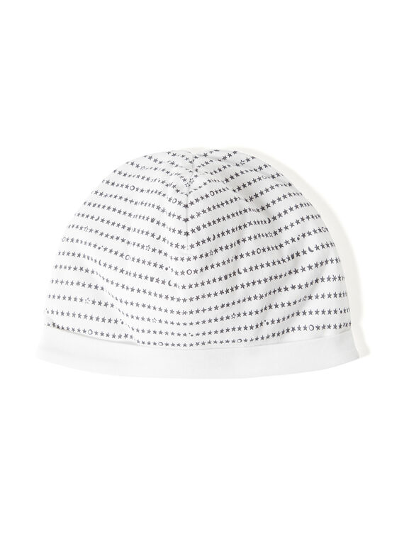 Bonnet naissance en double jersey KOU1BON / 20WF4211BNA001