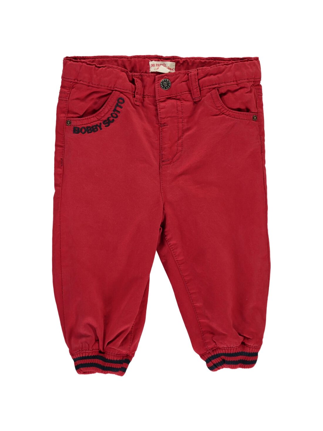 Pantalon rouge bebe garcon