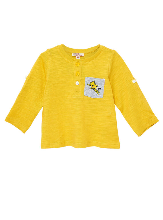 Tee Shirt Manches Longues Jaune  JUJOTUN5 / 20SG1042TMLB114