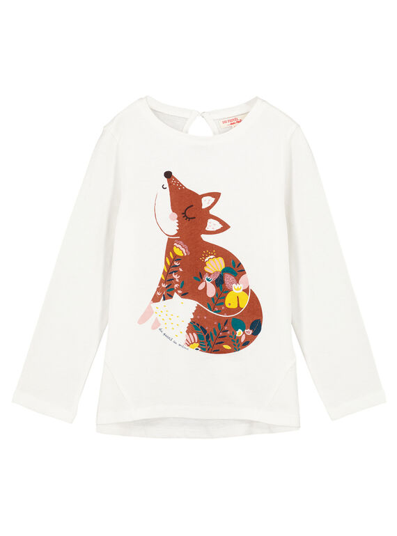Tee-shirt à manches longues fille GAJAUTEE1 / 19W901H1TML001
