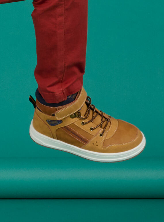 Basket lacets Marron POBASCAMEL / 22XK3674D3Q804