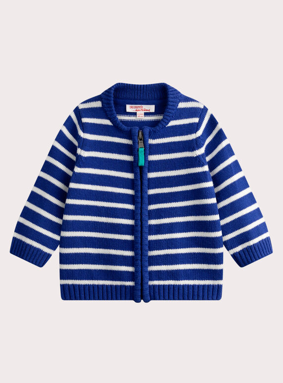 Gilet bleu vif pour bébé garçon WUBOGIL1 / 25SG10R2GIL701