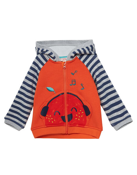 Gilet A Capuche Tout Doux A L Interieur Bebe Garcon Pull Sweat Gilet Bebe Dpam