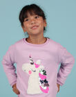 Sweat-shirt motif licorne à sequins réversibles enfant fille MAPLASWEA / 21W901O1SWE326