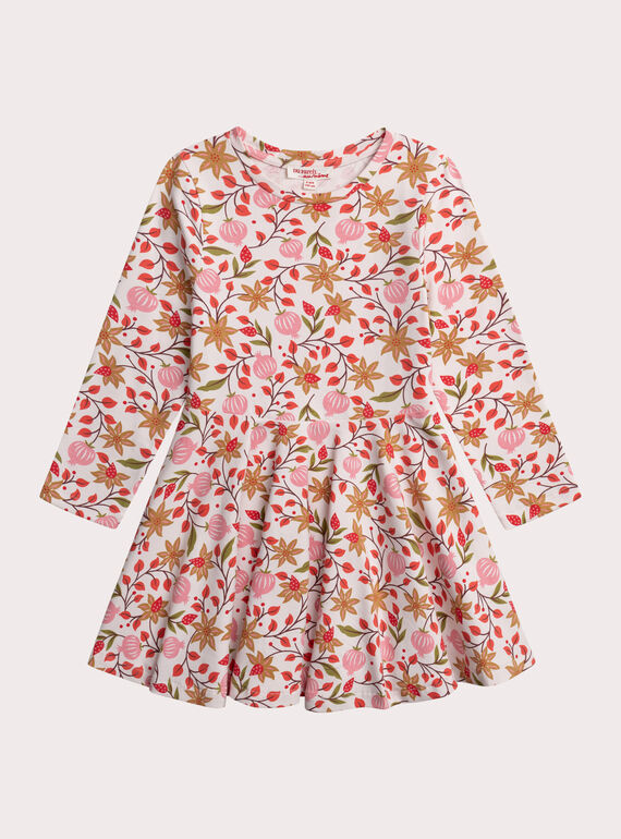 Robe patineuse manches longues imprimée XAJAROB2 / 25W901M1ROB114